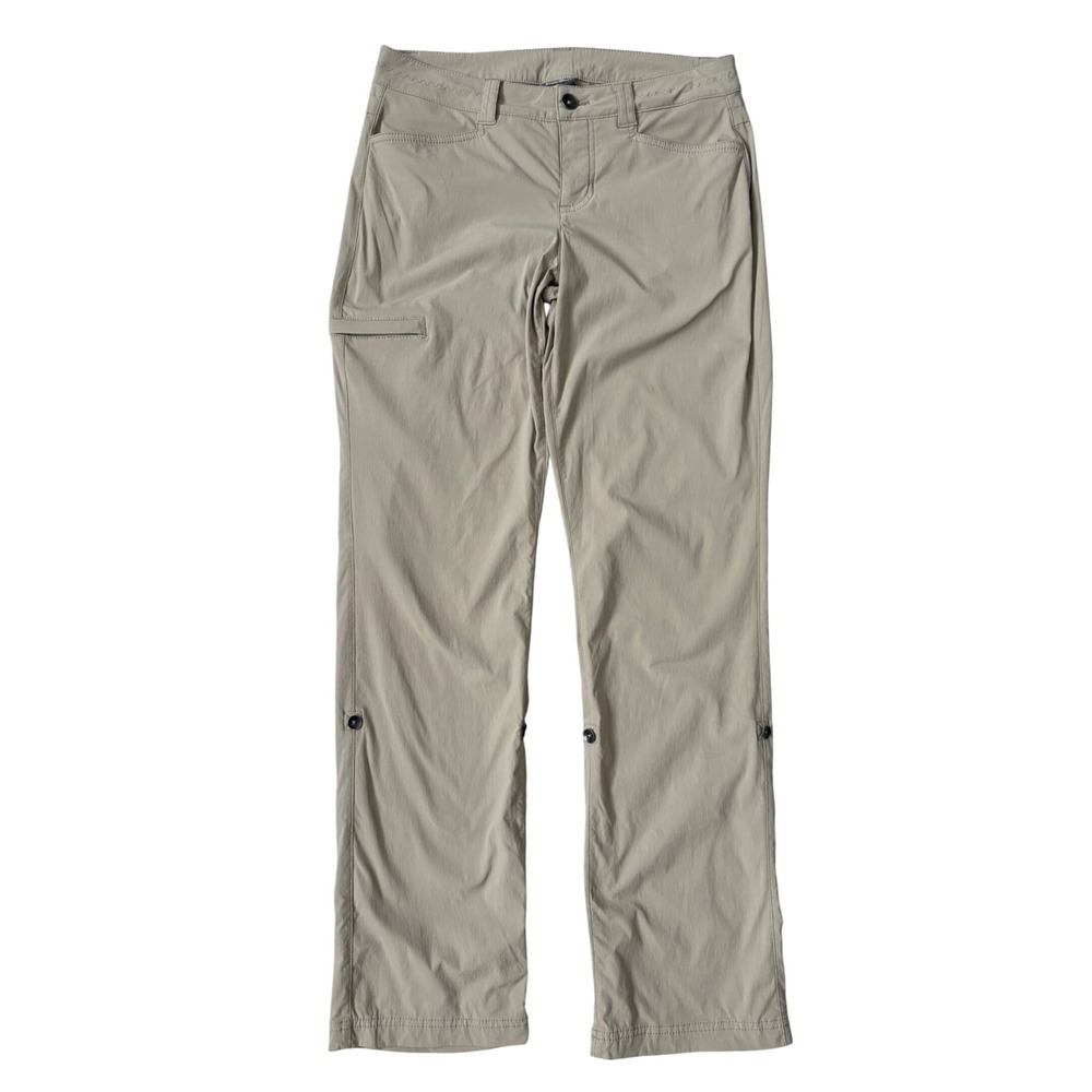 Eddie Bauer Utility Gorpcore First Ascent Guide Pro Hiking 4 Khaki Roll Up Pant